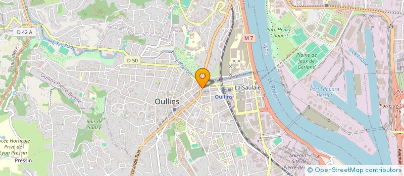 localisation de l'entreprise PAPA-LUCCHESE  OULLINS-PIERRE-BENITE