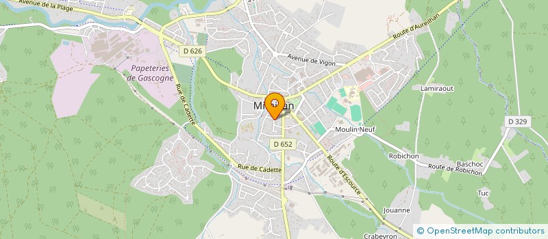 localisation de l'entreprise PAPA PIZZAS à MIMIZAN