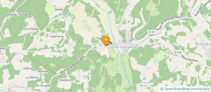 localisation de l'entreprise PAPA POMPOY  SAINTE-NATHALENE