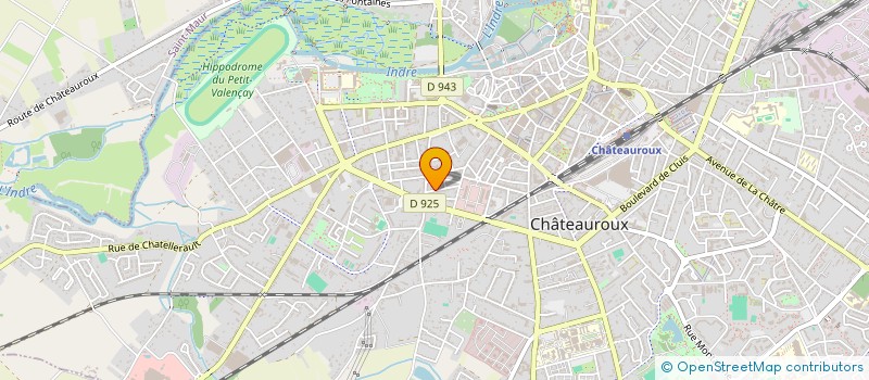 localisation de l'entreprise PAPA POULE à CHATEAUROUX