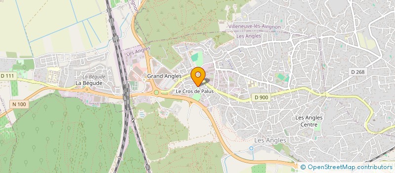 localisation de l'entreprise PAPA TINO  LES ANGLES