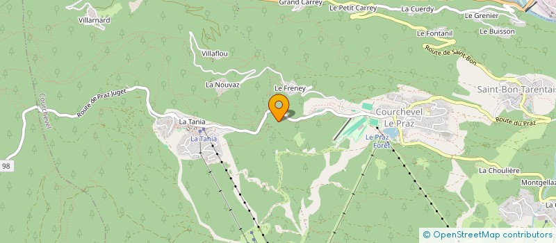 localisation de l'entreprise PAPACH à COURCHEVEL