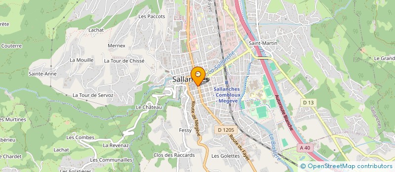 localisation de l'entreprise PAPADID à SALLANCHES