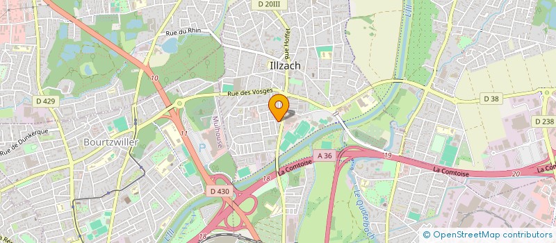 localisation de l'entreprise PAPAGEI  ILLZACH