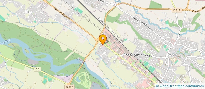 localisation de l'entreprise PAPAGENO  LESCAR