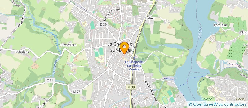 localisation de l'entreprise PAPAIA à LA CHAPELLE-SUR-ERDRE