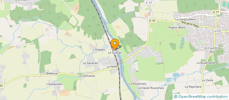 localisation de l'entreprise PAPAIL à GUICHEN