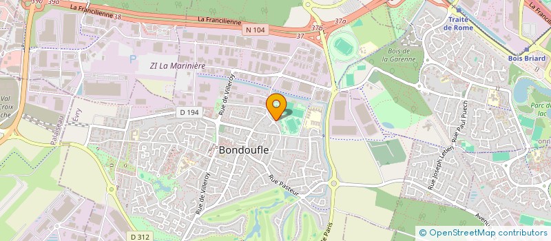 localisation de l'entreprise PAPAIL à BONDOUFLE