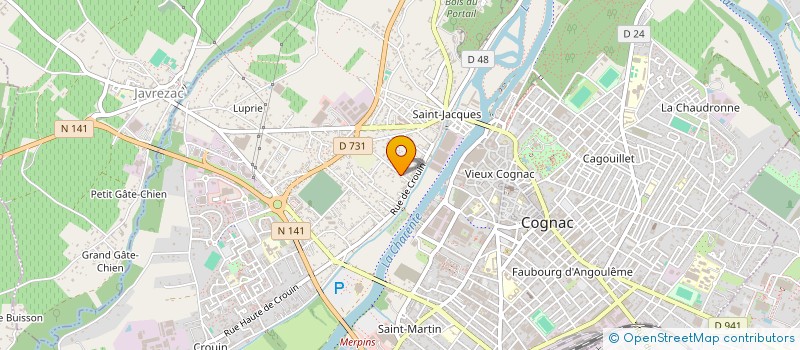 localisation de l'entreprise PAPAKITM à COGNAC
