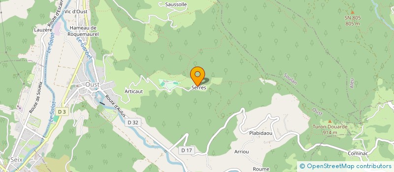 localisation de l'entreprise PAPALLAU à USTOU
