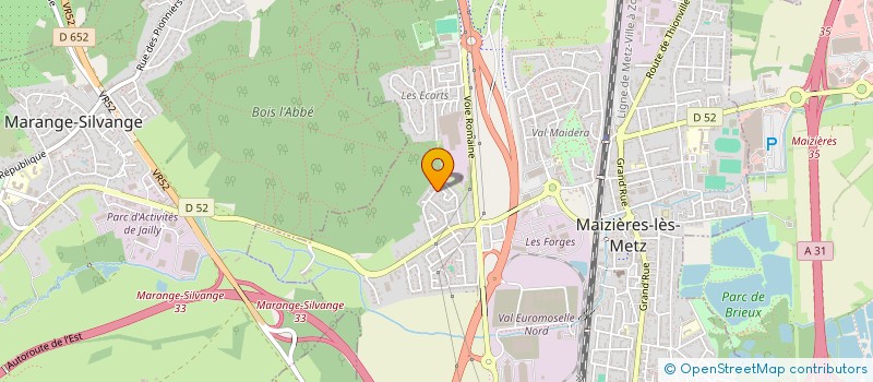 localisation de l'entreprise PAPALLO 2  MAIZIERES-LES-METZ