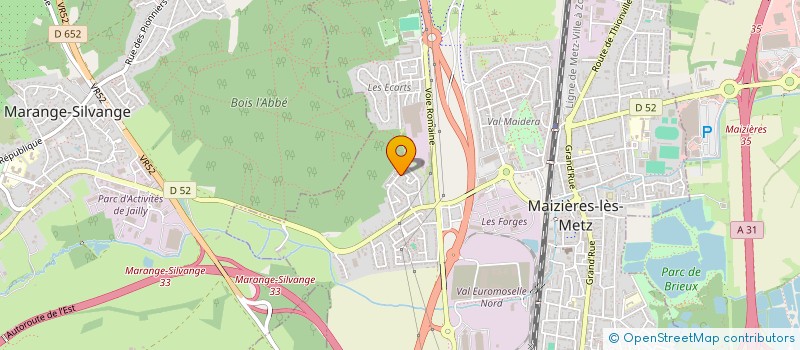 localisation de l'entreprise PAPALLO  MAIZIERES-LES-METZ