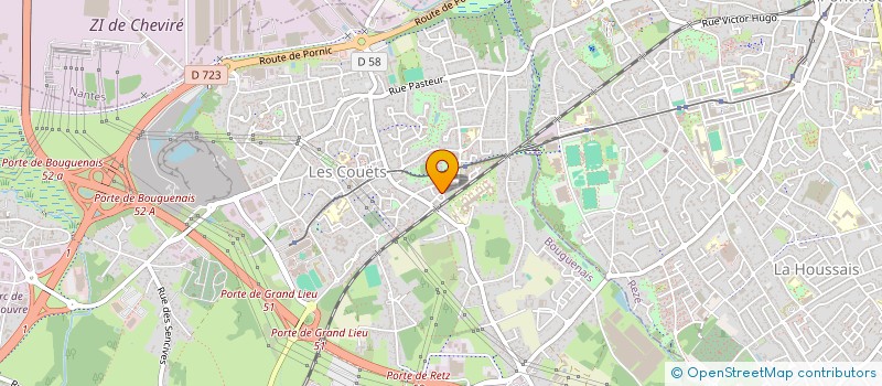 localisation de l'entreprise PAPALY à BOUGUENAIS