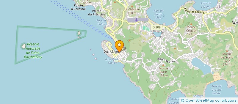 localisation de l'entreprise PAPANA  SAINT BARTHELEMY