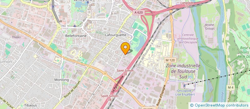 localisation de l'entreprise PAPANG'HEXAGONE  TOULOUSE