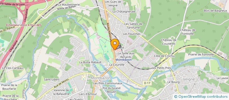 localisation de l'entreprise PAPANGUE  VEIGNE