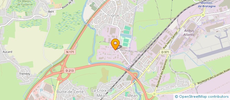 localisation de l'entreprise PAPANGUE  TRIGNAC