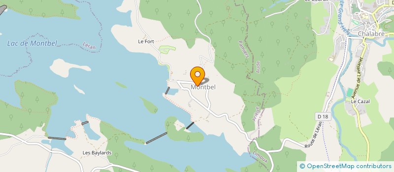 localisation de l'entreprise PAPAROT à MONTBEL