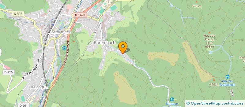 localisation de l'entreprise PAPASSO SARL  BAREMBACH