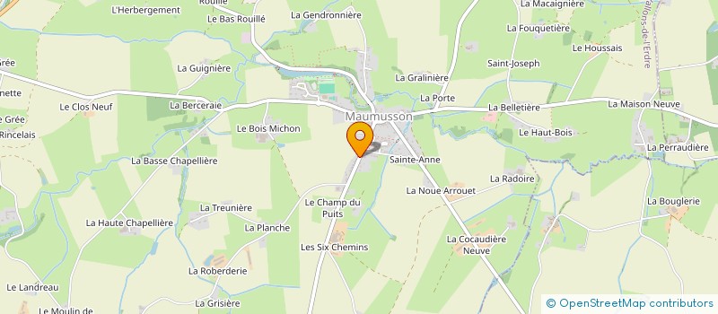 localisation de l'entreprise PAPATE  VALLONS-DE-L'ERDRE