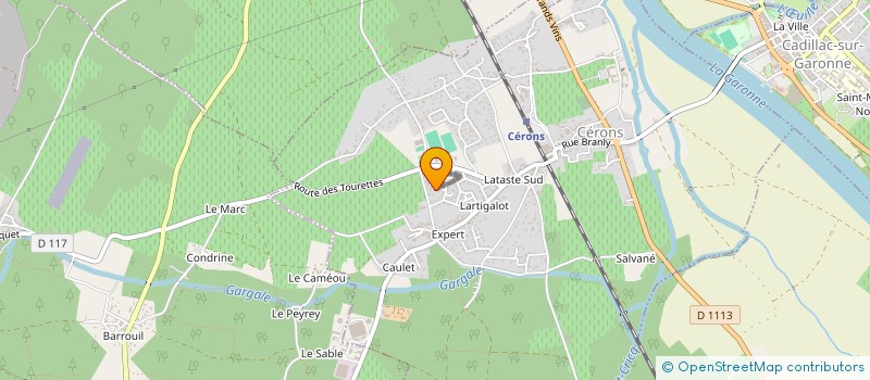 localisation de l'entreprise PAPATTES DE L'ESPOIR  CERONS