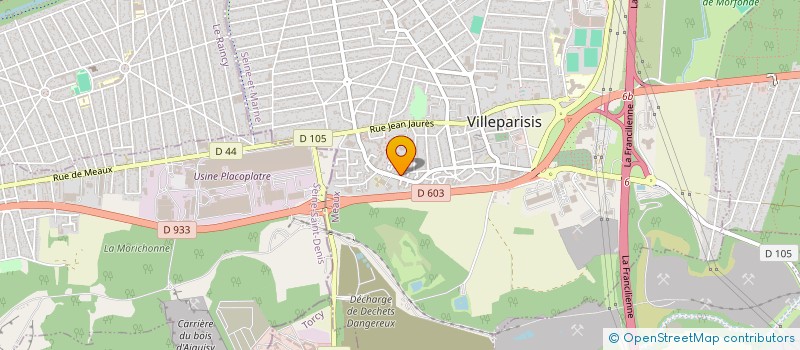 localisation de l'entreprise PAPATYA  VILLEPARISIS