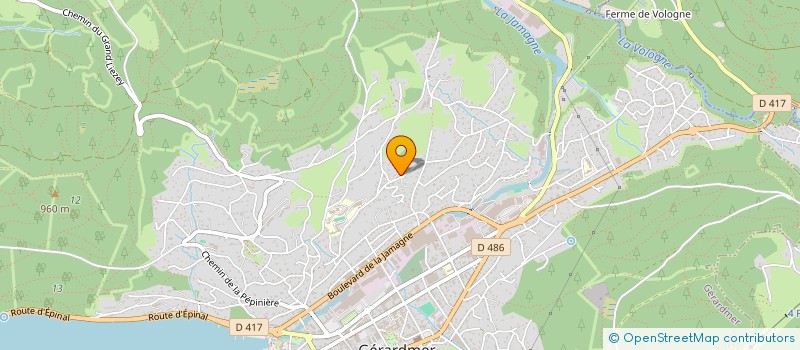 localisation de l'entreprise PAPAVERIS à GERARDMER