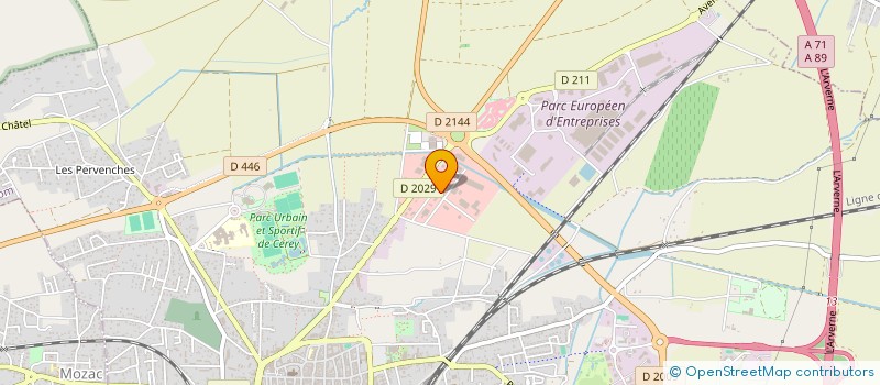 localisation de l'entreprise PAPAYA 1  RIOM