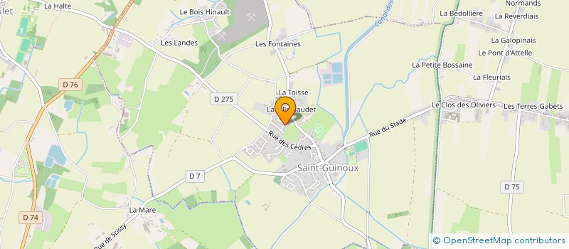 localisation de l'entreprise PAPAYA  SAINT-GUINOUX