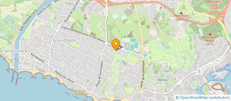 localisation de l'entreprise PAPAYABAY  AGDE