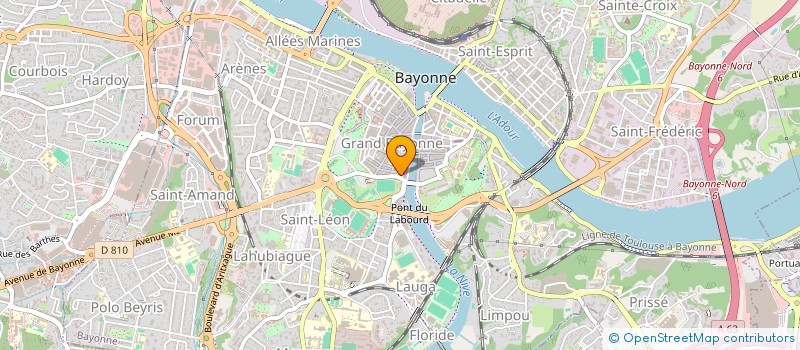 localisation de l'entreprise PAPAYE à BAYONNE