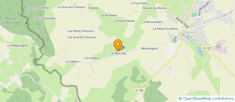 localisation de l'entreprise PAPAYE à CETON