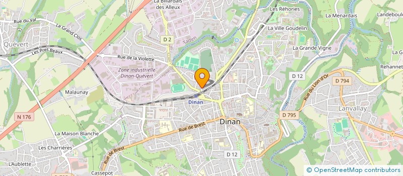 localisation de l'entreprise PAPAYE  DINAN