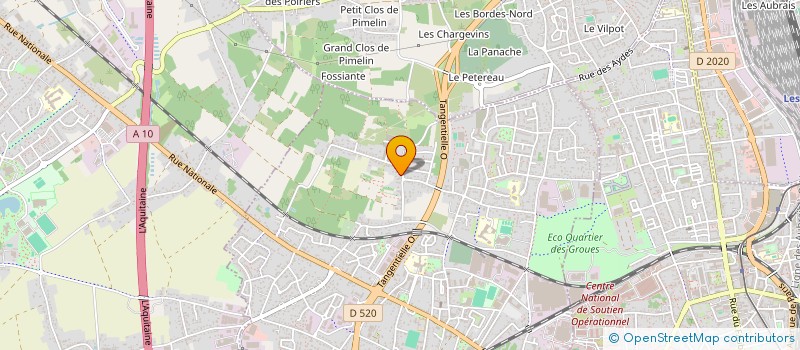 localisation de l'entreprise PAPAYE ET COLIBRI à SAINT-JEAN-DE-LA-RUELLE