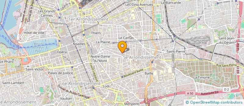 localisation de l'entreprise PAPAZIAN-LUCAS à MARSEILLE