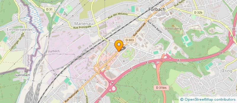 localisation de l'entreprise PAPDO MBIANDA REAL ESTATE  FORBACH