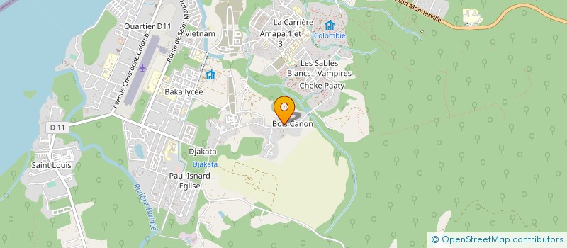 localisation de l'entreprise PAPE BTP GUYANE à SAINT-LAURENT-DU-MARONI