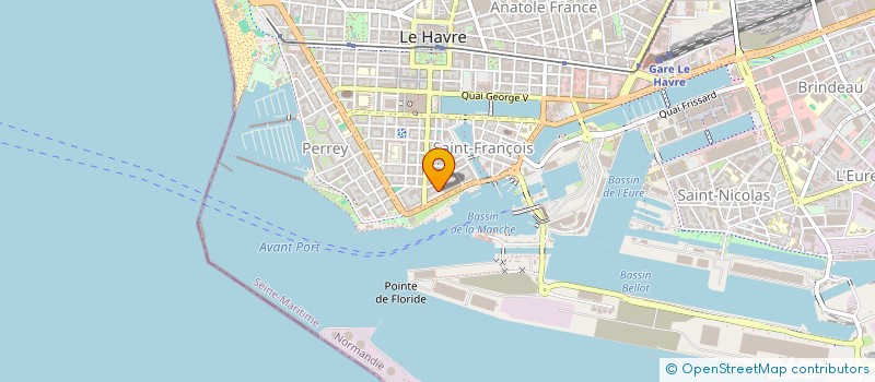 localisation de l'entreprise PAPE MOANA II à LE HAVRE