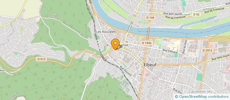 localisation de l'entreprise PAPEL PIZZA à ELBEUF