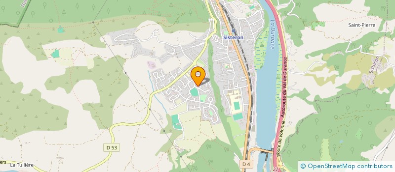 localisation de l'entreprise PAPELARD  SISTERON