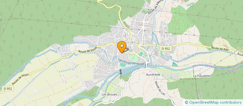 localisation de l'entreprise PAPEO à GREOUX-LES-BAINS