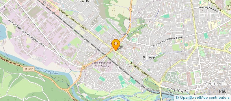 localisation de l'entreprise PAPER'IN  BILLERE