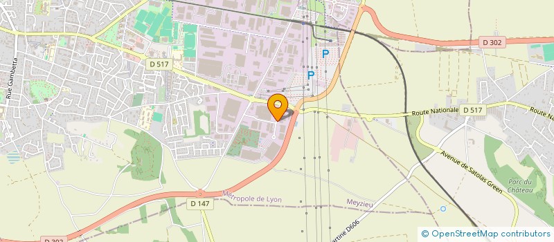 localisation de l'entreprise PAPER LINE  MEYZIEU