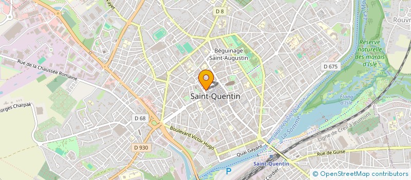 localisation de l'entreprise PAPER SHOP SARL à SAINT-QUENTIN