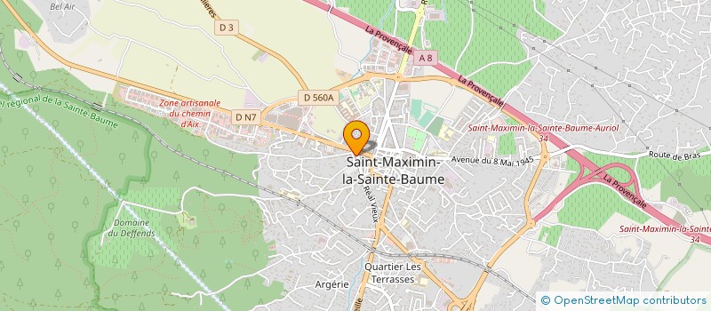 localisation de l'entreprise PAPERA à SAINT-MAXIMIN-LA-SAINTE-BAUME