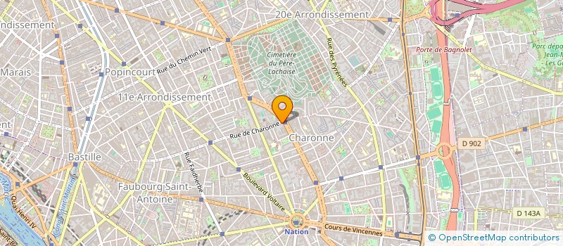 localisation de l'entreprise PAPERASSE ET CIE  PARIS