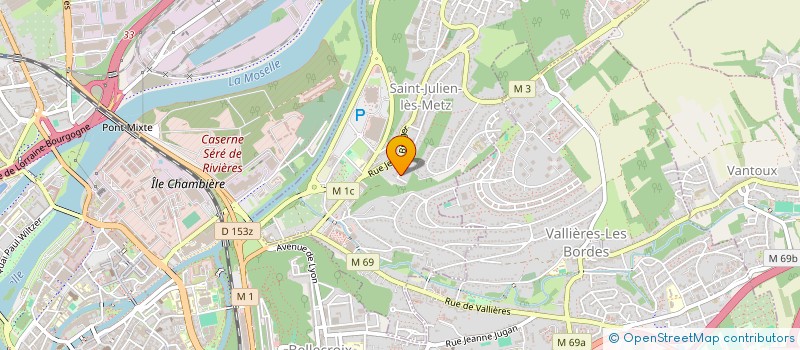 localisation de l'entreprise PAPERICHES à SAINT-JULIEN-LES-METZ