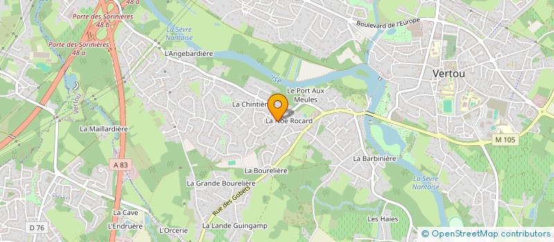 localisation de l'entreprise PAPEROLES ET MUSIQUE  VERTOU