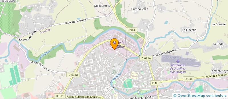 localisation de l'entreprise PAPETERIE ALAUX à GRAULHET