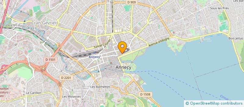 localisation de l'entreprise PAPETERIE BONLIEU à ANNECY